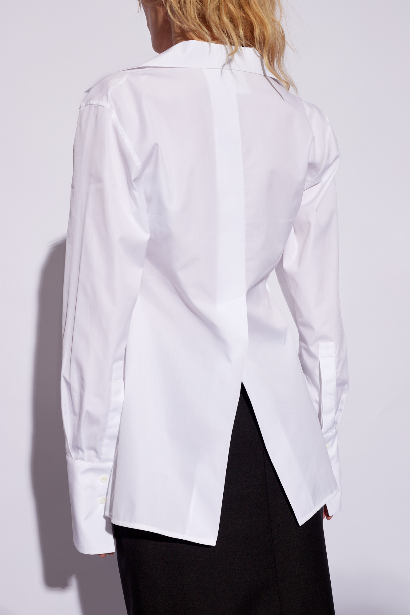 【値下げ】GIVENCHY ホワイトシャツ　カフス付き Givenchy - Harness cotton poplin shirt Givenchy